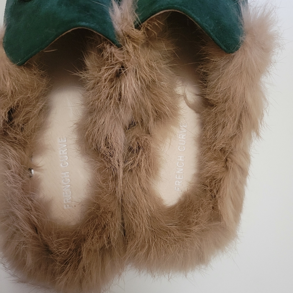 Minimilist Quiet Luxury Mule‎ Loafers with Fur Lining & Horsebit detail. NWOT - Picture 3 of 5